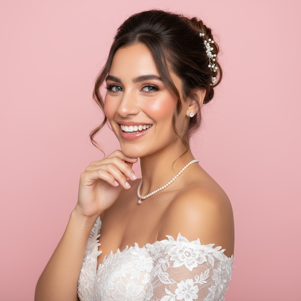 Romantic Bridal Updo Ideas